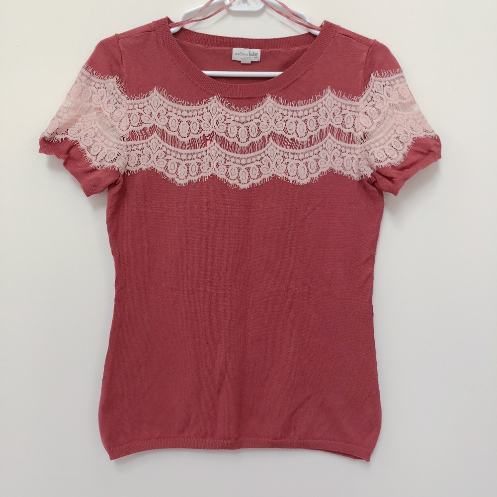 Maison Jules Lace Knit Tee Lydia Martin Teen Wolf